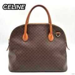 良品　セリーヌ　CELINE　ハンドバッグ　マカダム柄　ブガッティ型