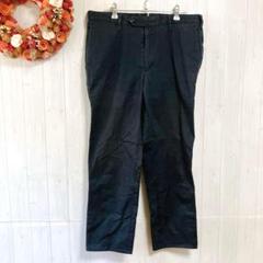 トゥモローランド　アイスコットンチノスリムパンツ　ネイビー　M~L　接触冷感効果