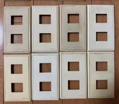 昭和レトロ 松下電工 2コ用 フルカラープレート(WN7102)8個 カバー