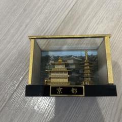 【VAN】金閣寺　置物　金属製　ケース入り 金閣寺 置物 金属製 ケース入り
