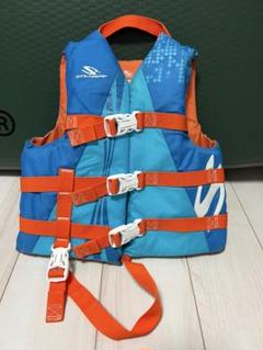 STEARN'S キッズ用ライフジャケット 青・オレンジ