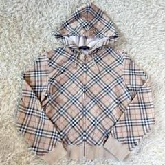 ✨️BURBERRY ノバチェック ホースロゴ パーカー 160 M 総柄 ✨️BURBERRY ノバチェック ホースロゴ パーカー 160 M 総柄
