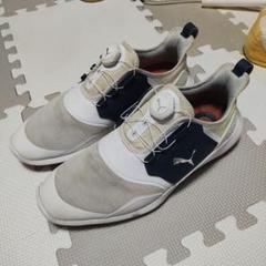 Puma ゴルフシューズ ホワイト/ネイビー