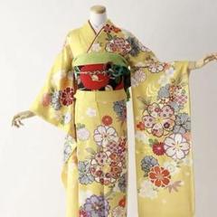 振袖 身長159-174cm 青　牡丹　菊　桜　亀甲紋　手毬　流水紋　正絹 振袖 身長159-174cm 青牡丹菊桜亀甲紋手毬流水紋正絹