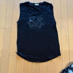 Dior ロゴ ノースリーブ タンクトップ 黒 Dior ロゴ ノースリーブ タンクトップ 黒