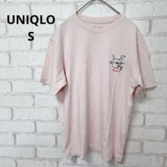 UNIQLO グラフィックTシャツ　綾瀬はるか　コットン　ピンク　刺繍　S
