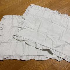 枕カバー 防水 43*63cm 2セット ライトグレー
