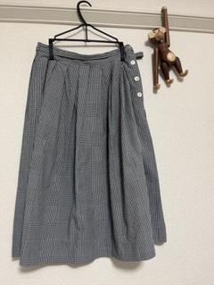 645*美品 マーガレットハウエル ギンガムチェック コットン