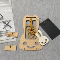新品未使用 cune いぬちゃんプリントキー＆コインケース いぬちゃんプリントキー＆コインケース｜ウサギがいない｜CUNE