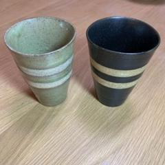 陶器のビールグラス