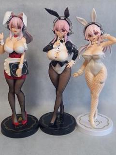 すーぱーそに子 バニー フィギュア 燕尾verなどまとめ売り
