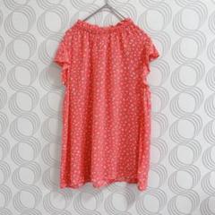 GAP♡ノースリーブブラウス 小花柄 フラワープリント フリルスリーブ L