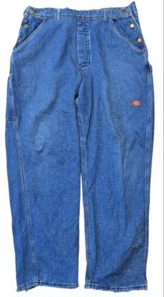 90s 00s Dickies ライトインディゴ デニム ペインターパンツのサムネイル