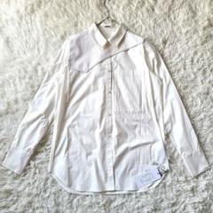 新品タグ付き✨️RUMCHE ラムシェ アシンメトリー シャツ ニット フリー