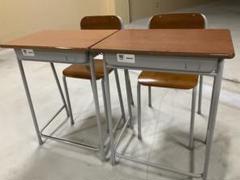 これがラスト1点!! ⭐️美品⭐️ 学習机 なつかしい学校の机と椅子 2セット m84060422530_1.jpg?1743037076