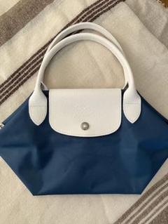 美品◇Longchamp×nendo◇コラボ キューブバッグ◇S◇ネイビー 美品◇Longchamp×nendo◇コラボ キューブバッグ◇S◇ネイビー