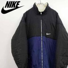 【90s 古着】ナイキ NIKE 刺繍ロゴ ナイロンジャケット XXL