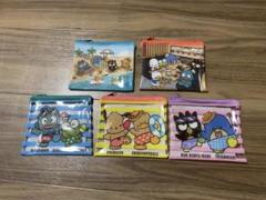 はぴだんぶい スシロー サンリオ コラボ限定 クリアポーチ　コンプリート　5個
