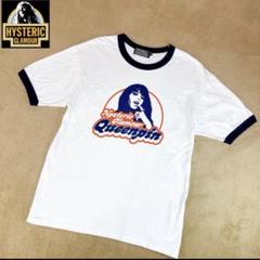 美品 ヒステリックグラマー 初期タグ リンガーTシャツ 星 フリー ヒステリックグラマーhysteric glamour リンガーT半袖tシャツ