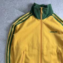 希少】adidas 00s トラックジャケット 万国旗 イエロー グリーン