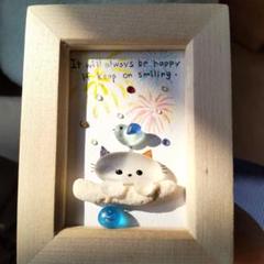 シーグラスアート 「ぼくのおともだち♡〜花火ver〜」 - メルカリ