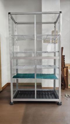 【東京都下 引き取り限定】昭和アルミニウム 観葉植物 ガラスケース 東京都下 引き取り限定】昭和アルミニウム 観葉植物 ガラス