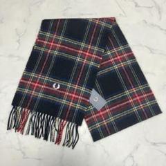 未使用品 フレッドペリー FRED PERRY マフラー タータンチェック 赤 Amazon | [フレッドペリー] マフラー ROYAL STEWART TARTAN
