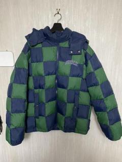 supreme checker board puffy jacket