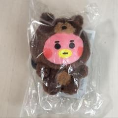 BT21 TATA ベビーぬいぐるみキーリング FLUFFY BTS テテ V