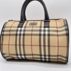 【希少品】Burberry 大容量 2way ボストンバッグ ノバチェック 美品 BURBERRY - バーバリー ミニボストンバッグ ノバチェック 中古品