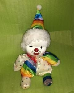 ☆ピエロ☆オルゴール人形☆ぬいぐるみ☆昭和レトロ☆レア