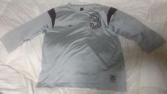 00s adidas 七分袖カットソー アディダス 長袖Tシャツ 万国旗タグ M