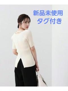 2024クロスデザインニット　プロポーション