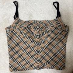 新品タグ付レア バーバリーブルーレーベル キャミソールベアトップにも 2025年最新】BURBERRY BLUE LABEL レディース ベアトップ