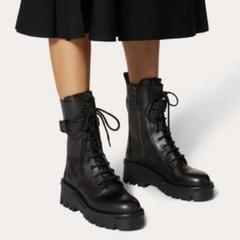 【新品未使用】VALENTINO Vスリング エンジニア コンバット ブーツ 新品未使用】VALENTINO Vスリング エンジニア コンバット ブーツ