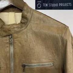 TEN STUDIO PROJECTS 山羊革 ゴートレザー シングルライダース