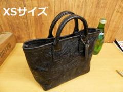 ☆XSサイズ☆ちょい悪ブラックペイズリーのミニトートバッグ