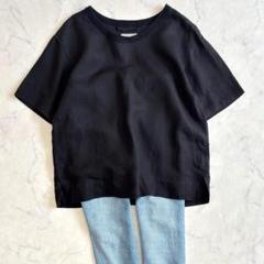 マーガレットハウエル リネン 半袖Tシャツ 麻 半袖 白 サイズⅡ qw4 マーガレットハウエル リネンシャツ 麻 半袖 Tシャツ ブラウス