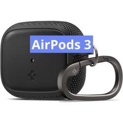 ブラック AirPods 3 ケース 第3世代 ワイヤレス充電対応 軽量