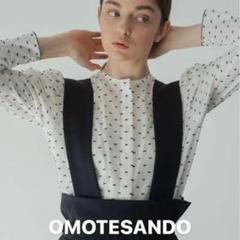 OHGA ピンドットブラウス Pindot Blouse ホワイト