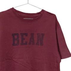 L.L.BEAN プリントロゴ Tシャツ バーガンディ