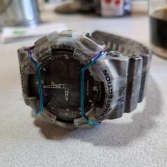 G-SHOCK GA-100mmマーブル迷彩柄