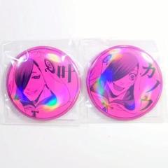 叶黎明2種セット 缶バッジ ガチャメイト ジャンケットバンク