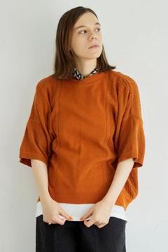 YASHIKI - 【ラスト1点】【22SS】Hyoka Knit Polo(GREEN) | Salty