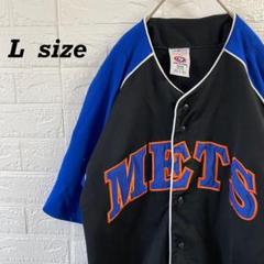 MLB ニューヨーク・メッツ　90sレプリカユニフォーム　ボタンダウン MLB ニューヨーク・メッツ 90sレプリカユニフォーム ボタン