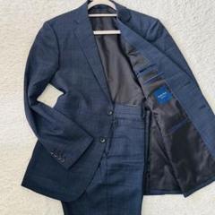 美品✨ケントアベニュー　セットアップスーツA6 チェック柄2Bアンコン