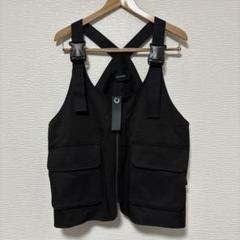 未使用タグ付き　JEANASIS ジーナシス ポケットワークベスト ブラック 新品】JEANASIS ジーナシス ポケットワークベスト ブラック
