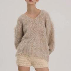 2025年最新】pigalle shaggy vneck knitの人気アイテム - メルカリ