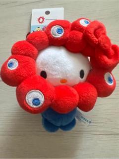 ハローキティ ぬいぐるみ ミャクミャク サンリオコラボ EXPO