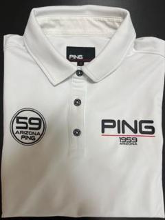 PING ゴルフウェア ポロシャツ ホワイト